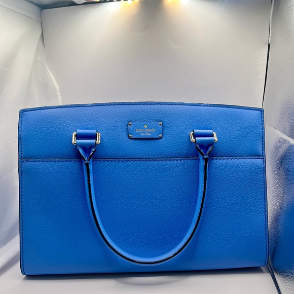 KATE SPADE ♠️ Vibrant Electric ⚡️ Blue Women's Bag XLNT EUC Condition ♠️ - Picture 6 of 11